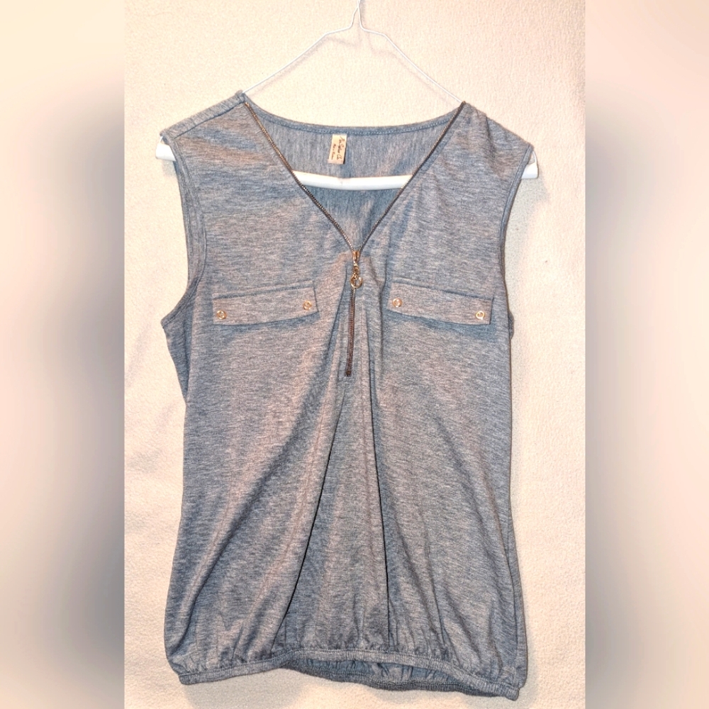 Gray Blouse